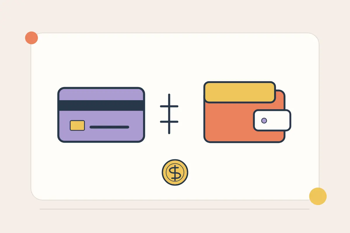 A payment card and crypto wallet with a separate cost comparison coin.