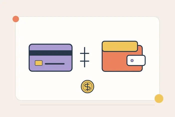 A payment card and crypto wallet with a separate cost comparison coin.
